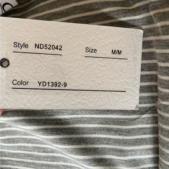 Cable & Gauge Grey Striped Maxi Dress - Picture 5 of 9